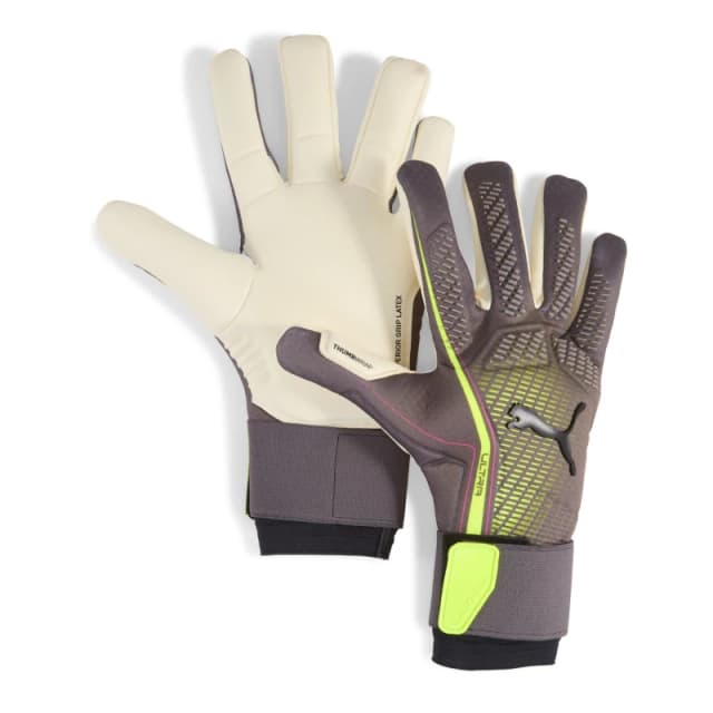 Puma PUMA ULTRA Ultimate Hybrid Adults Goalkeeper Gloves Matte Silver male 10.5