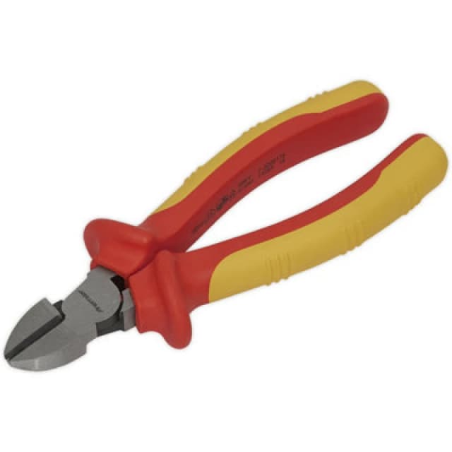 Loops 160mm Side Cutter Pliers - Hardened Cutting Edges - Soft Grip - VDE Approved Multi