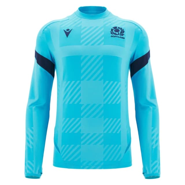 Macron Scotland Rugby Sweatshirt 2025 Adults Navy/Sky male Small