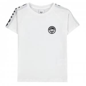 Hype Speckle Tape T-Shirt - White
