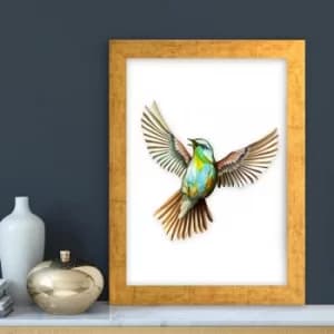 AC6239298471 Multicolor Decorative Framed MDF Painting