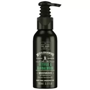 Scottish Fine Soaps Mens Grooming Vetiver & Sandalwood Moisturiser 100ml