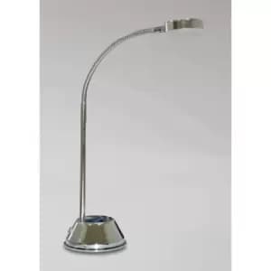 Table Lamp Tobias 1 Bulb 3W LED 3000K, 300lm, polished chrome/frosted acrylic