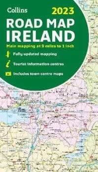 2023 Collins Road Map of Ireland by Collins Maps