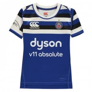 Canterbury Bath Home Pro Shirt 2019 2020 Junior - Blue/White