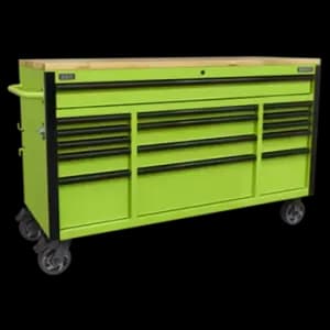 Superline Pro 15 Drawer Mobile Trolley With Wooden Worktop 1549mm - AP6115BE