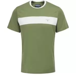 Barbour Steaford Panel T-Shirt - Green