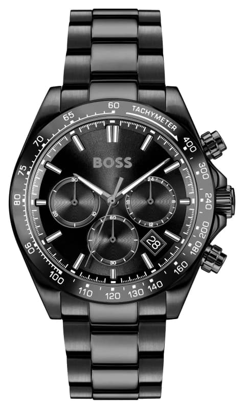 BOSS 1514271 HERO 2.0 Chronograph (44mm) Black Dial / Black Watch