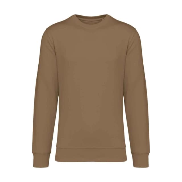 Native Spirit Mens Crew Neck Sweatshirt in Camel Size: XS Camel Male XS
