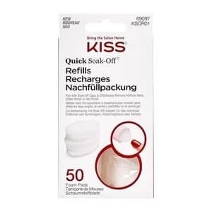 Kiss Soak Off Remover Caps Refill