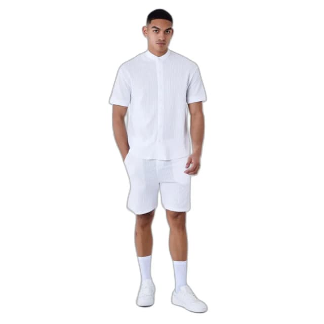 Project X Paris Seersucker shirt Project X Paris Blanc Male L