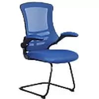Nautilus Designs Cantilever Chair Bcm/L1302V/Bl Non Height Adjustable Blue Black