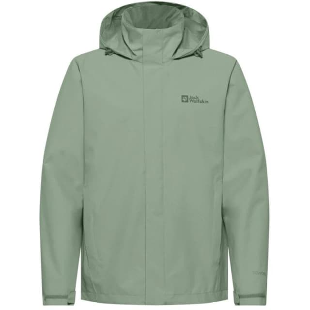 Jack Wolfskin Mens Trailtime Breathable Waterproof Jacket Eucalyptus male X Large