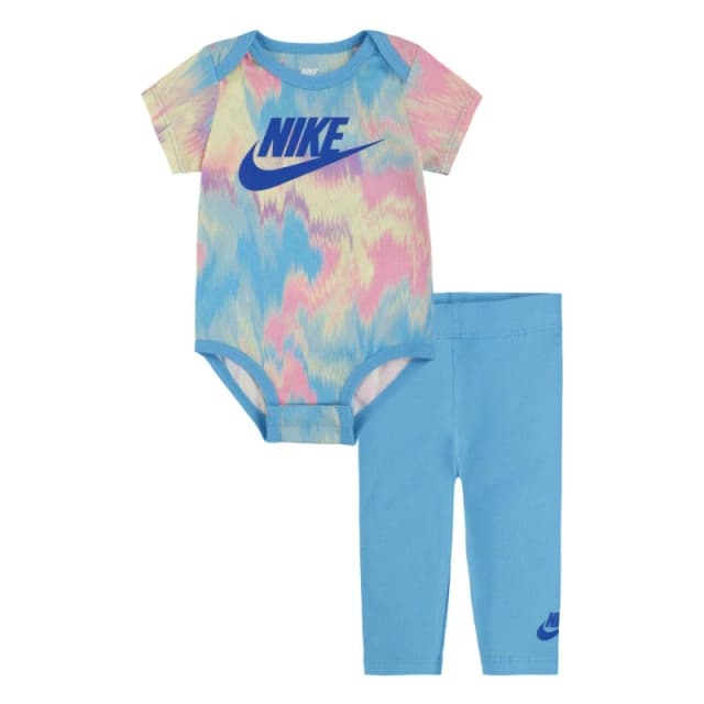 Nike Bodysuit and Leggings Set Babies Baltic Blue female 0-3 Mnth