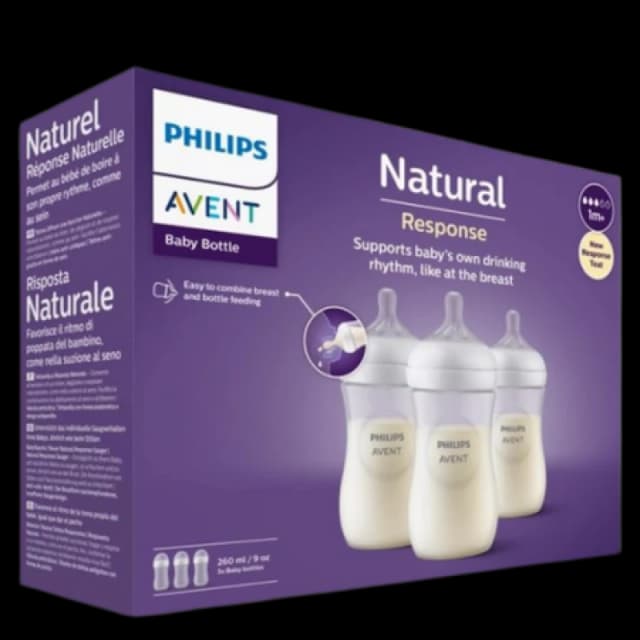 Philips Avent Philips Avent Natural Response Baby Bottles 3pk