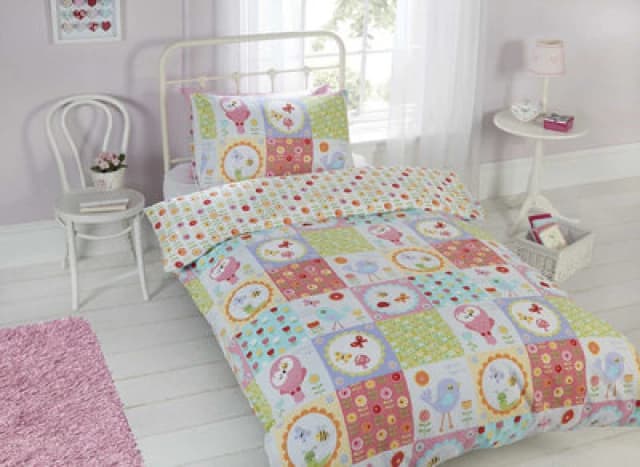 Rapport Home Birdie Patchwork Polycotton Duvet Set With Pillowcase