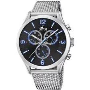 Lotus Black and Silver Chronograph Watch - L18637/A