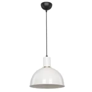 Natan Dome Pendant Ceiling Light Ivory