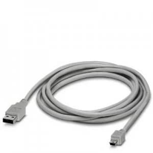 USB cable CABLE-USB/MINI-USB-3,0M 2986135 Phoenix Contact