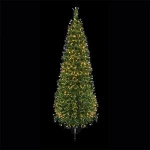 Premier Housewares Premier Decorations Ltd Slim Fibre Optic Crystal Tip Tree - 2.7ft