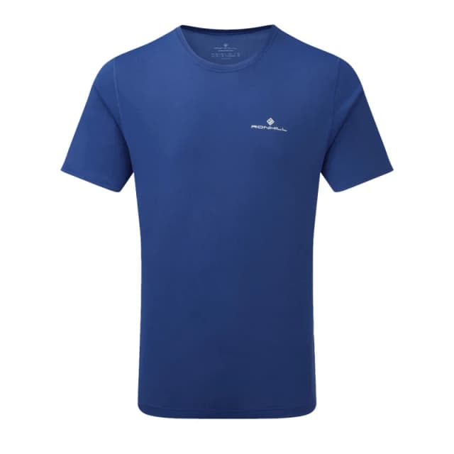 Ronhill Ronhill Core Short Sleeve Tee Mens Dark Cobalt/Bright White - Blue / XL