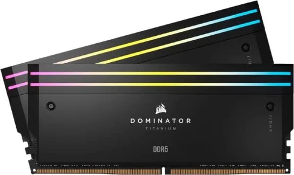 Corsair DOMINATOR Titanium RGB Black 32GB 7200MHz DDR5 Memory Kit - Black