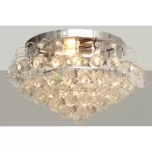 Helam Clarisa Ceiling Light Chrome 50cm