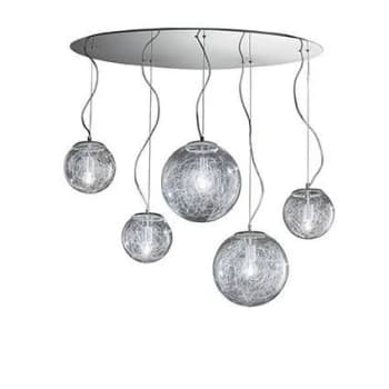 Mapa Max 5 Light Cluster Ceiling Pendant Chrome, E27