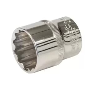 Silverline Socket 1/2" Drive 12pt Metric - 24mm