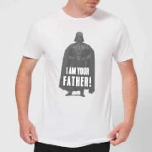 Star Wars Darth Vader I Am Your Father Pose Mens T-Shirt - White - 3XL