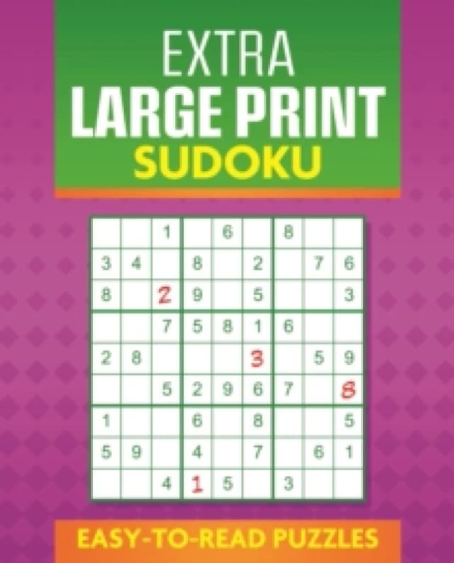 Extra Large Print Sudoku : Easy to Read Puzzles Paperback / softback