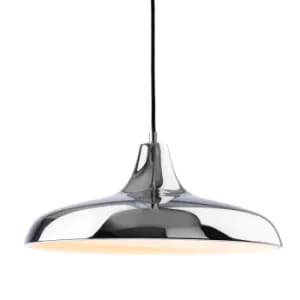 Curtis Classic Dome Pendant Light Chrome