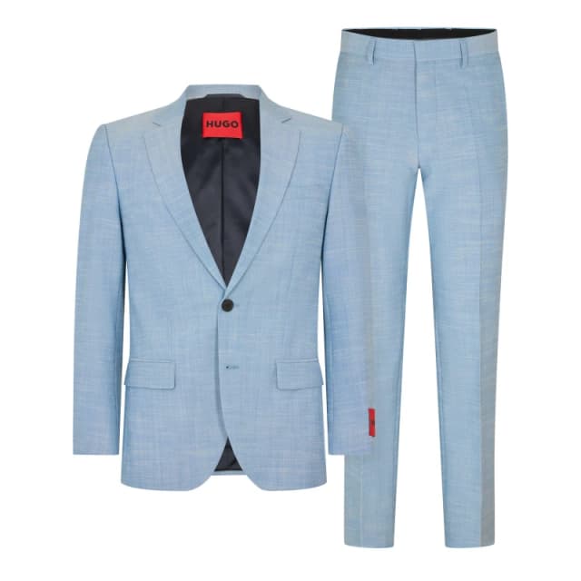 Hugo Mens Henry Getlin232 Suit Lgt/Pastel Blue male 36 (46)
