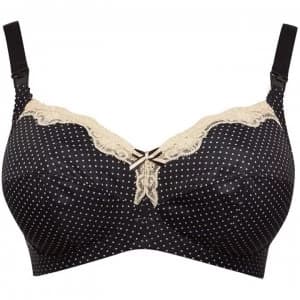 Freya Dotty Non Wired Maternity Bra - Black