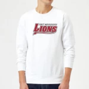 East Mississippi Community College Lions Script Logo Sweatshirt - White - XXL