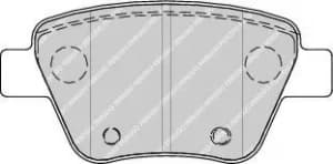 Ferodo FDB4316 Brake Pad Set Rear Axle Premier Car