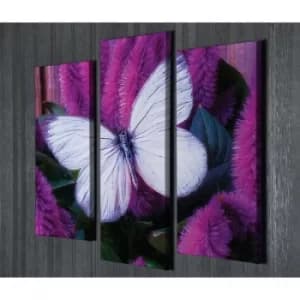 UC101 Multicolor Decorative Canvas Painting (3 Pieces)