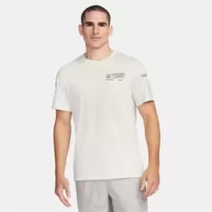 Nike Dri-FIT Mens Fitness T-Shirt - Grey