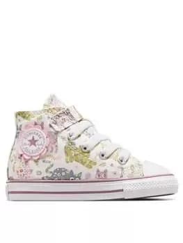 Chuck Taylor All Star Easy-On Floral Cat Print