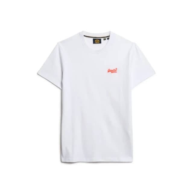 Superdry T-Shirt Superdry Essential Logo Emb Blanc Male S