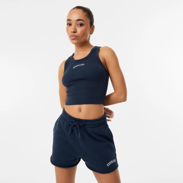Everlast Raw Hem Shorts Womens - Blue Blue 8