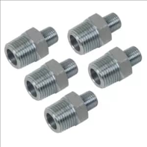 Sealey PCL Reducing Union 1/2"BSPT to 1/4"BSPT - Pack of 5