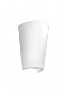 Flush Wall Lamp, 1 x E27, IP54, White