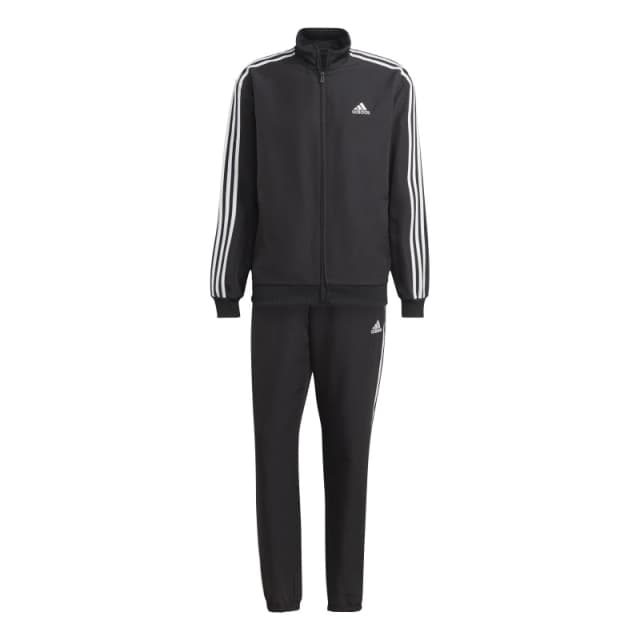 adidas 3-Stripes Woven Track Suit Mens - Black L