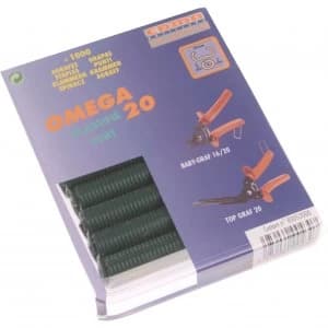 Edma Green Coat Steel Hog Ring Omega Size 20 Pack of 1000