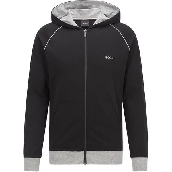 Boss Mix Match Zip Hoodie - Grey S