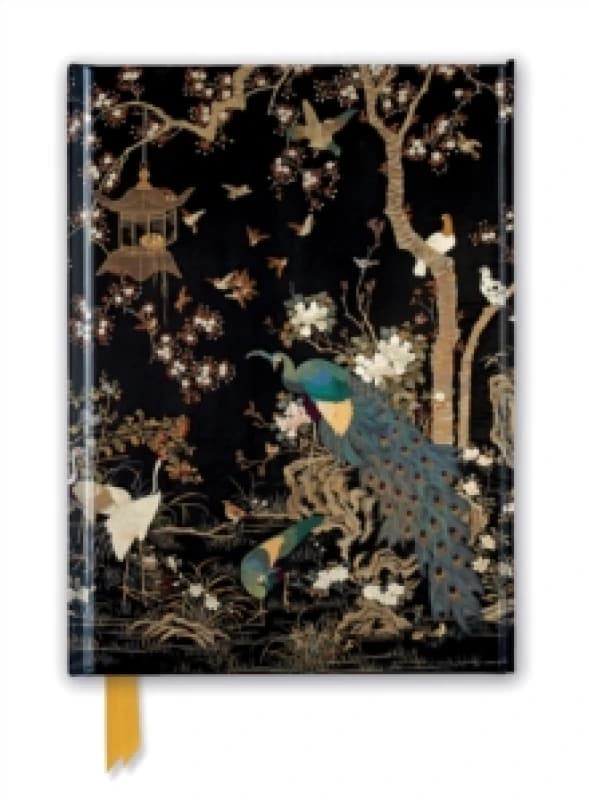 Ashmolean Museum: Embroidered Hanging with Peacock (Foiled Journal) Notebook / blank book