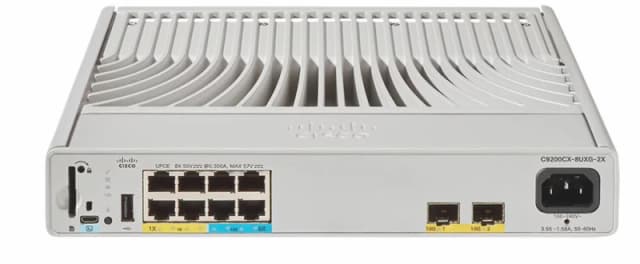 Cisco Catalyst C9200CX-8UXG-2X-A network switch Managed L2/L3 Power ov
