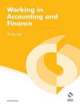 Working in Accounting and Finance by Michael Fardon Paperback