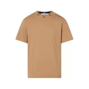 Calvin Klein Jeans Logo Jacquard Tee - Brown
